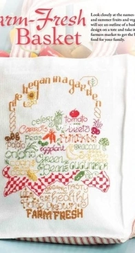 Farm-Fresh Basket by Ursula Michael from Just Cross Stitch June 2016 XSD