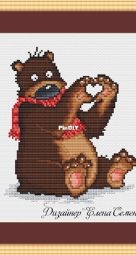 Bear in love  by Elena Semenihina/Semenikhina - Free
