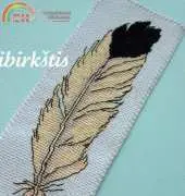 feather bookmark