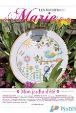 broderie de marie et cie mon jardin édition de saxe