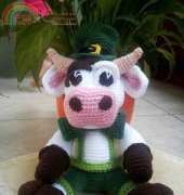 my work, cow