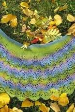 Flower Meadow Shawl by Larisa Valeeva-Eng,German,Russian-Free