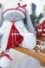 Polushkabunny - Knitted Standard Outfit for Bunny Girl by Maria Ermolova
