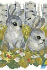 Cross stitch Rabbits