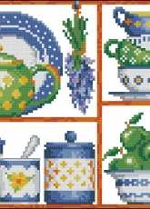 Vervaco 70.768 Sampler for kitchen pcs