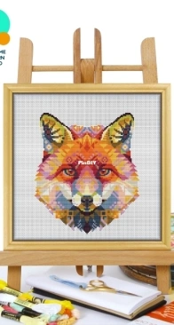 Awesome Pattern Studio - CS619 - Mandala Fox XSD
