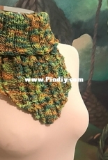 Green Rain Tears by The Knitting Artist