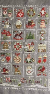 Owl Stitching House - advent calendar