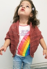 Hobbii Design - Catalina Ungureano - Sweet Heart Shrug - FREE