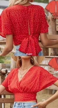 Butterfly Sleeve Top Sewing Pattern- Pattern- For All
