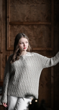 Vinca Sweater adults by Natalie Pelykh - Russian