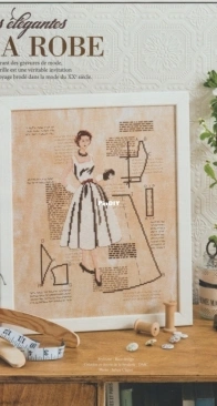 Les elegantes - La Robe from Creation Point de Croix Issue 57/2016 XSD + PCS