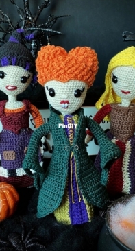 Spin a Yarn Crochet - Courtney Laube - The Salem Sisters - Winifred Sanderson