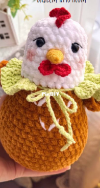 Teddy_knitted - Daria Kiseleva - Little Chicken Hen - Russian