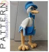 Fiber Doodles - K4TT - Sammy the Stork