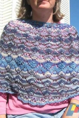 Itasca Poncho-Worsted Weight by Linda Kuzma-Free