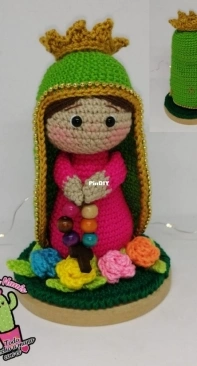 El taller de Nanis - Adriana Ramirez - Virgen de Guadalupe version 2 - Spanish - Free