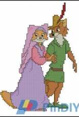 Robin Hood and Maid Marian (Disney) - from magazine