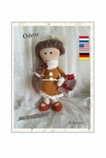 Jenny dolls Crochet - Adrienne Verstraten - Odette - German - Translated