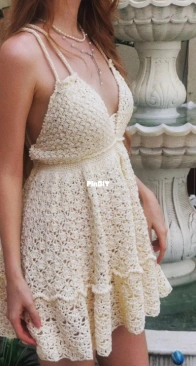 Wonder netting designs - Kate - Pearl Dress