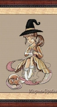 Knitting Witch by Maria Brovko XSD