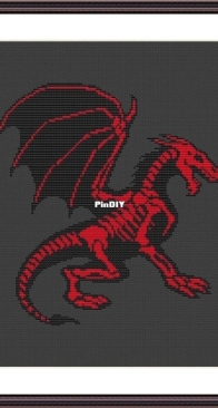 Cross Stitch For You - Dragon Skeleton PCS + XSD