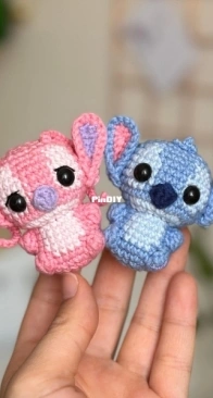 Lamagurumi - Stitch and Angel