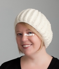 Cabled Beret by Cynthia Spencer - Really Clear Designs