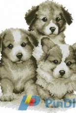Vervaco PN-0147003 Dogs xsd