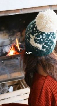 Christmas Beanie by We Are Knitters - Free