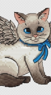 Kitten angel by Diana Grib