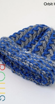 Orbit Hat by Alice Hoyle - Rows