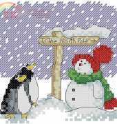 The North Pole - Santas Journey Afghan by Margaret Sherry from Cross Stitcher 179 XSD