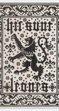 Modern Folk Embroidery - Here Be Lions