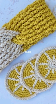 Own Style DIY - Silvia Conejo - Lemon Make-up Remover Pads and Headband - Discos desmaquillantes y Diadema Limon - Spanish