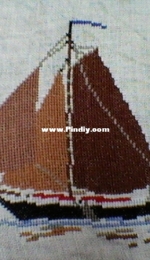 Small sailingship.