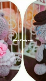 Magic Filament- Tatyana Lysenko- Wedding Teddy Bears - Persian