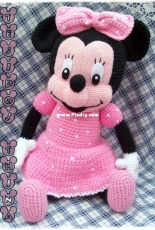 Tejidos Thina - Laura Analí Alercia - Minnie Mouse - Spanish - Free