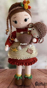 Amigurumi Land - Esra Erdurcan - Anita Baby and her Friend Puffy