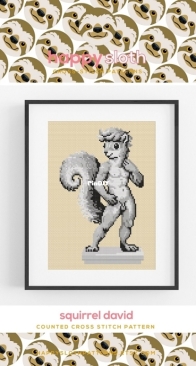 Happy Sloth Patterns - Squirrel David PCS + XSD