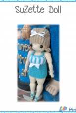 Gourmet Crochet - Carolyn Christmas Designs - Carolyn Christmas - Suzette Doll - Thai - Translated