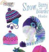 Gourmet Crochet - Carolyn Christmas Designs - Carolyn Christmas - Snow Bunny And Boarder Hats