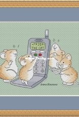 Mice and Phone by Alena Koshkina