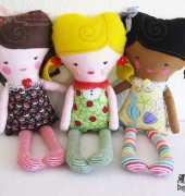 Dolls And Daydreams - Easy Girl Doll Sewing Pattern