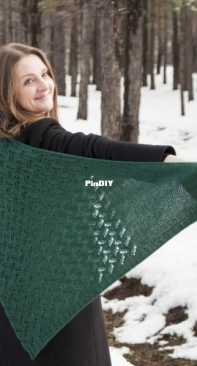 Egle Shawl by Tanya Mulokas (Knitterra) - Russian