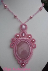 Pendant with semi-precious stone