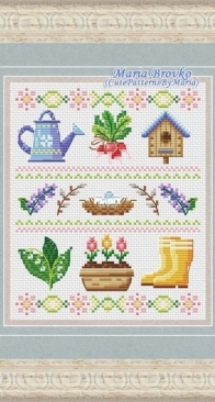 Lovely Spring Sampler by Maria Brovko