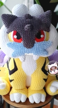 Ghost Kitty Crochet - Sophia - Sparky Tiger Monster