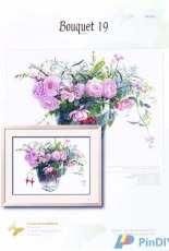 I Love CrossStitch HF-019 - Bouquet 19