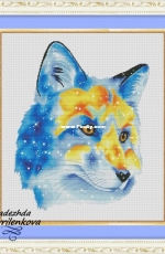 Space Fox by Nadezhda Gavrilenkova